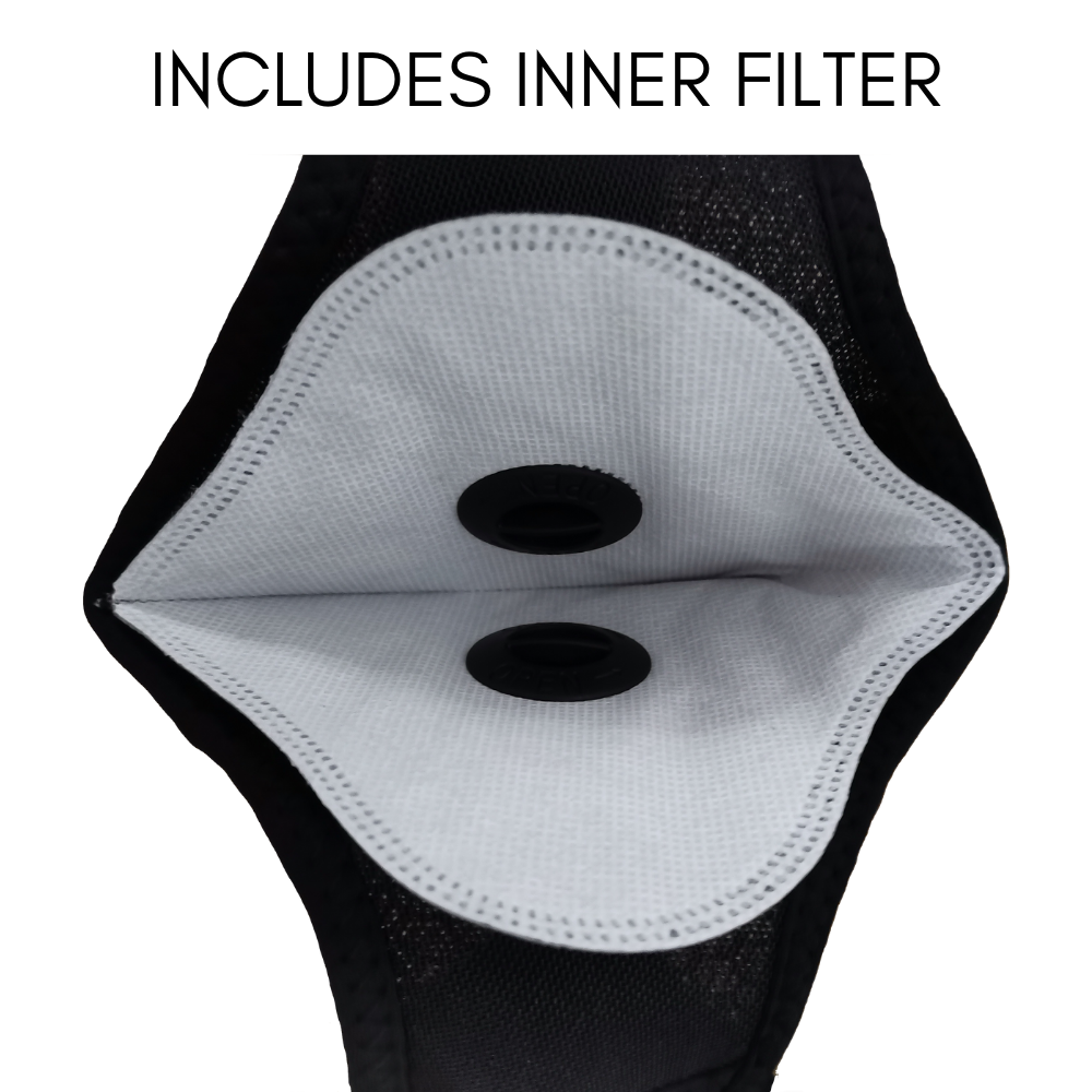Sports Face Mask with Activated Carbon Filter