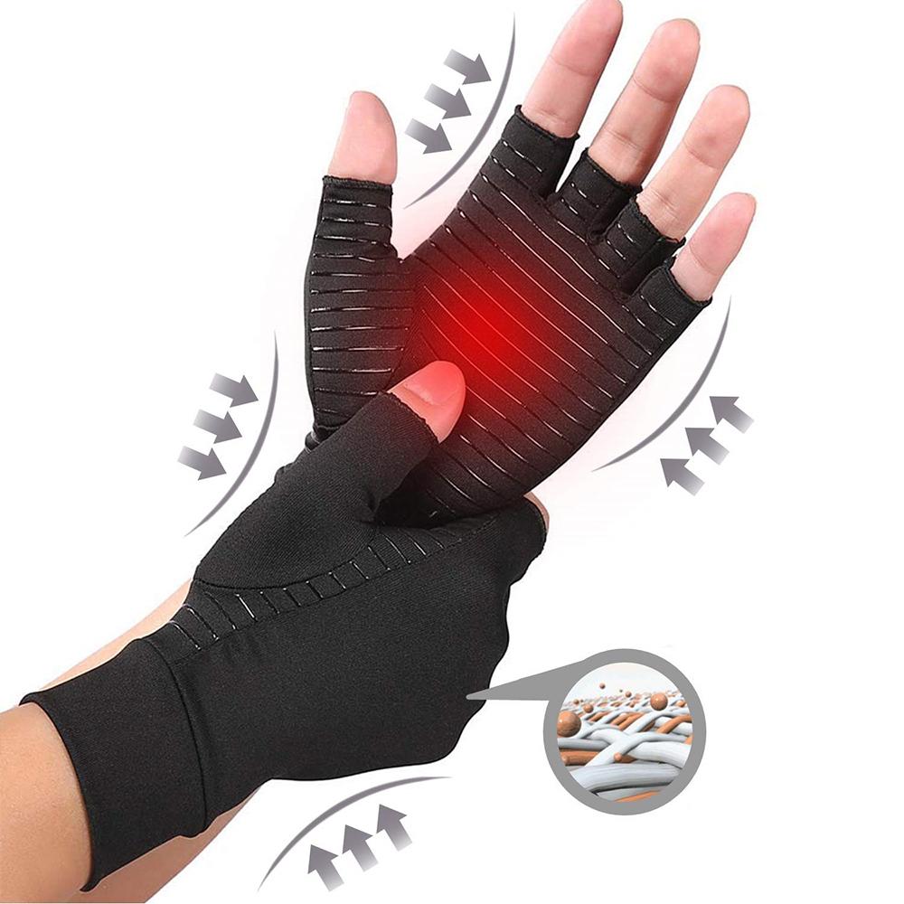 1 Pair Joint Pain Relief Compression Gloves