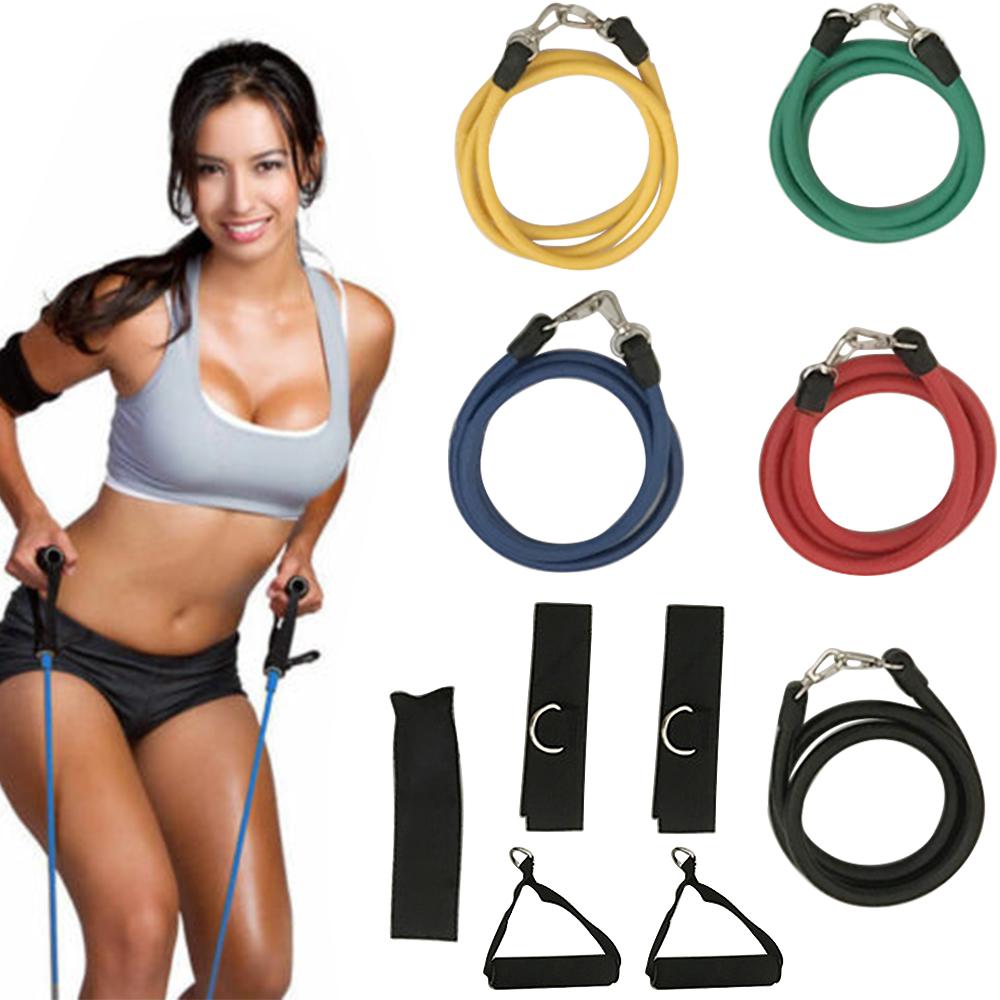 Sports Fitness Home Exercise 11 In Kit Resistance Loop Bands