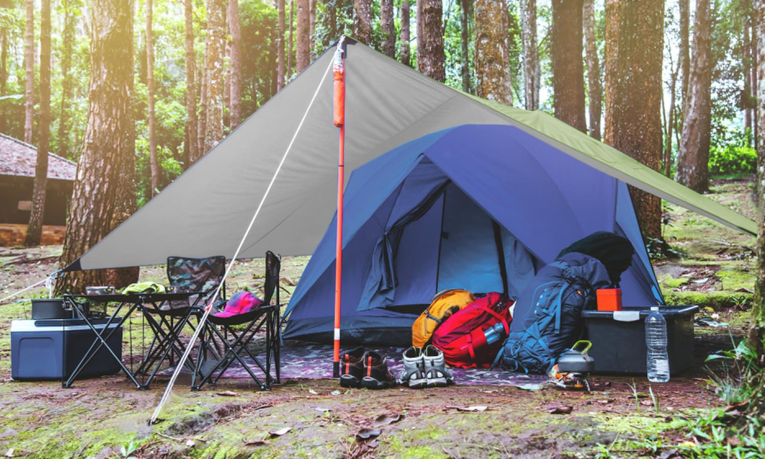 Camping Tarp Shelter - Rainproof