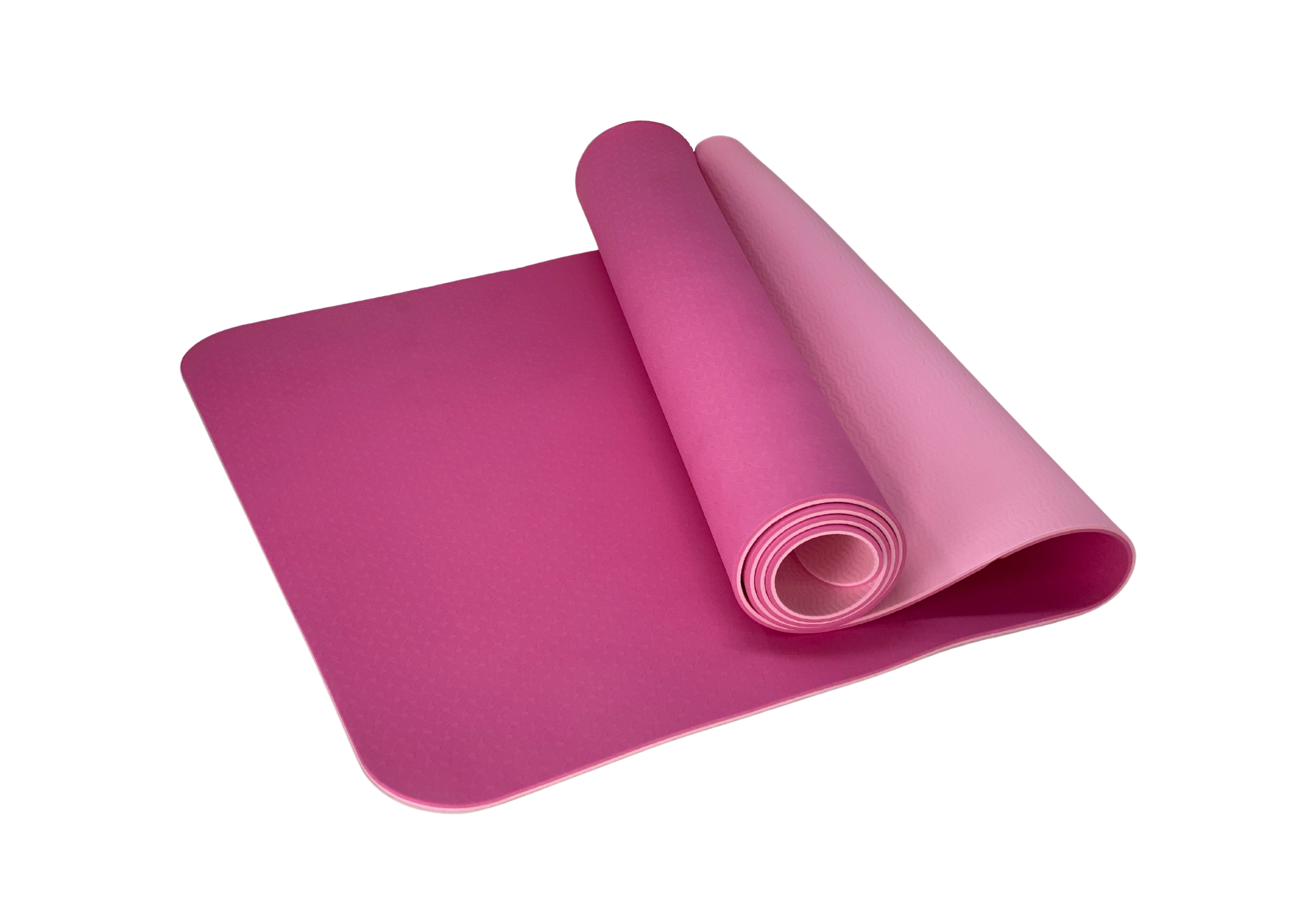 Yoga Mat with Carrying Strap Reversible Color