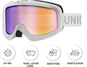 Unigear Ski Goggles, Skido X1, UV Protection Anti-fog Snow/Snowboard
