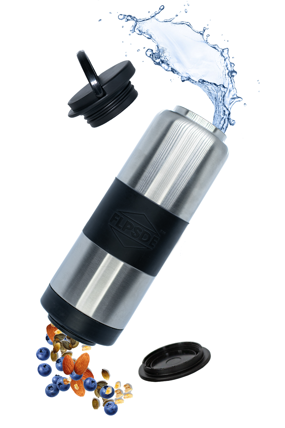 Water Bottle Dual Chamber