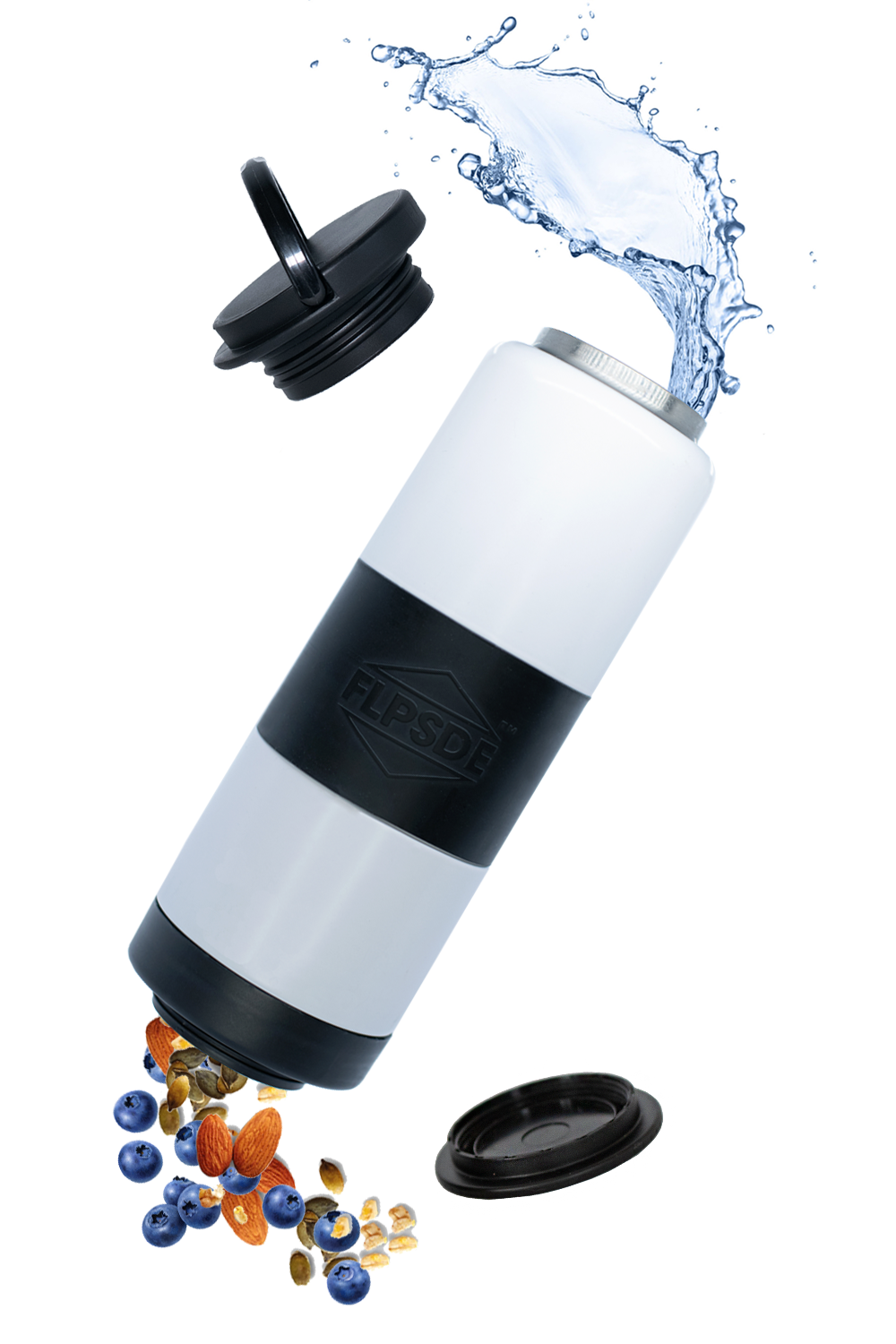 Water Bottle Dual Chamber