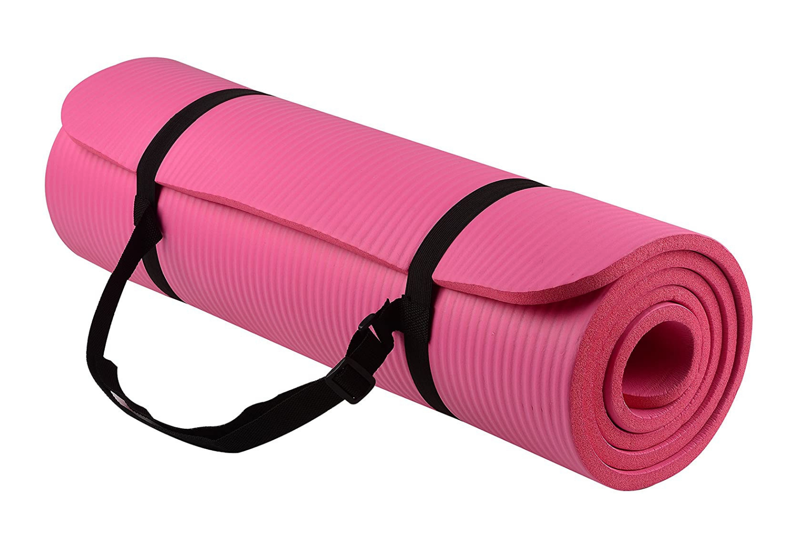 Thick Exercise Mat with Carrying Strap for Yoga and Pilates