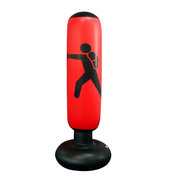 Inflatable Punching Bag With Air Pump